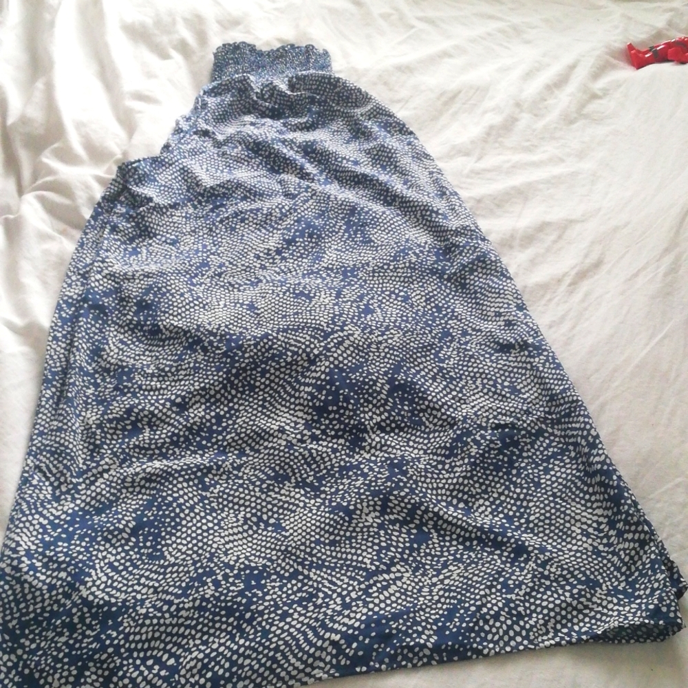 Rushed high waisted wide leg fluid silky material pocketed palazzo pants